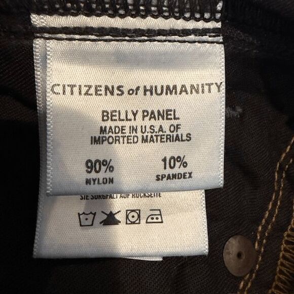 NEW! Citizens of Humanity Avedon Maternity Jeans in Galaxy Wash Skinny Size 23 - Picture 8 of 15